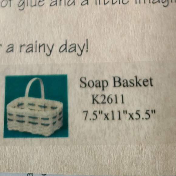 BASKETS BY GIN RANDOLPH ''YOU CAN LEARN KITS" ITEM IS A SOAP BASKET - Picture 2 of 4